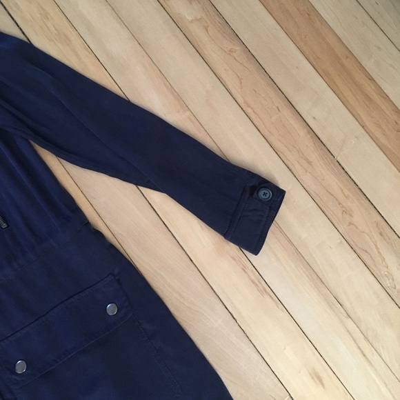 BB Dakota Navy Utility Coat Extra Small - Picture 4 of 7